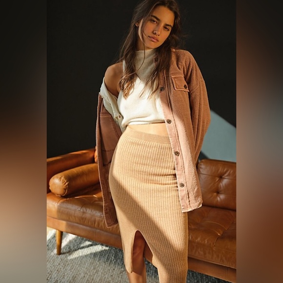 Free People Skyline Midi Skirt - Picture 1 of 8